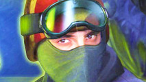 Counter-Strike AWP: A soldier in tactical gear from Valve FPS game Counter-Strike