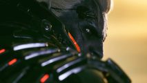 The First Descendant maintenance: A villain looks over his shoulder at you in The First Descendant.