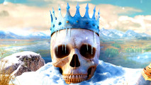 Millennia Steam 4X game: A skull in a crown from Paradox 4X game Millennia