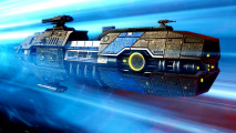 Long-awaited space strategy game sequel Sins of a Solar Empire 2 sets launch date - A space ship flies through the stars.