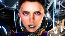 The First Descendant dev warns of mass Caliber purchase error - Sharen, a woman with cybernetic body parts.